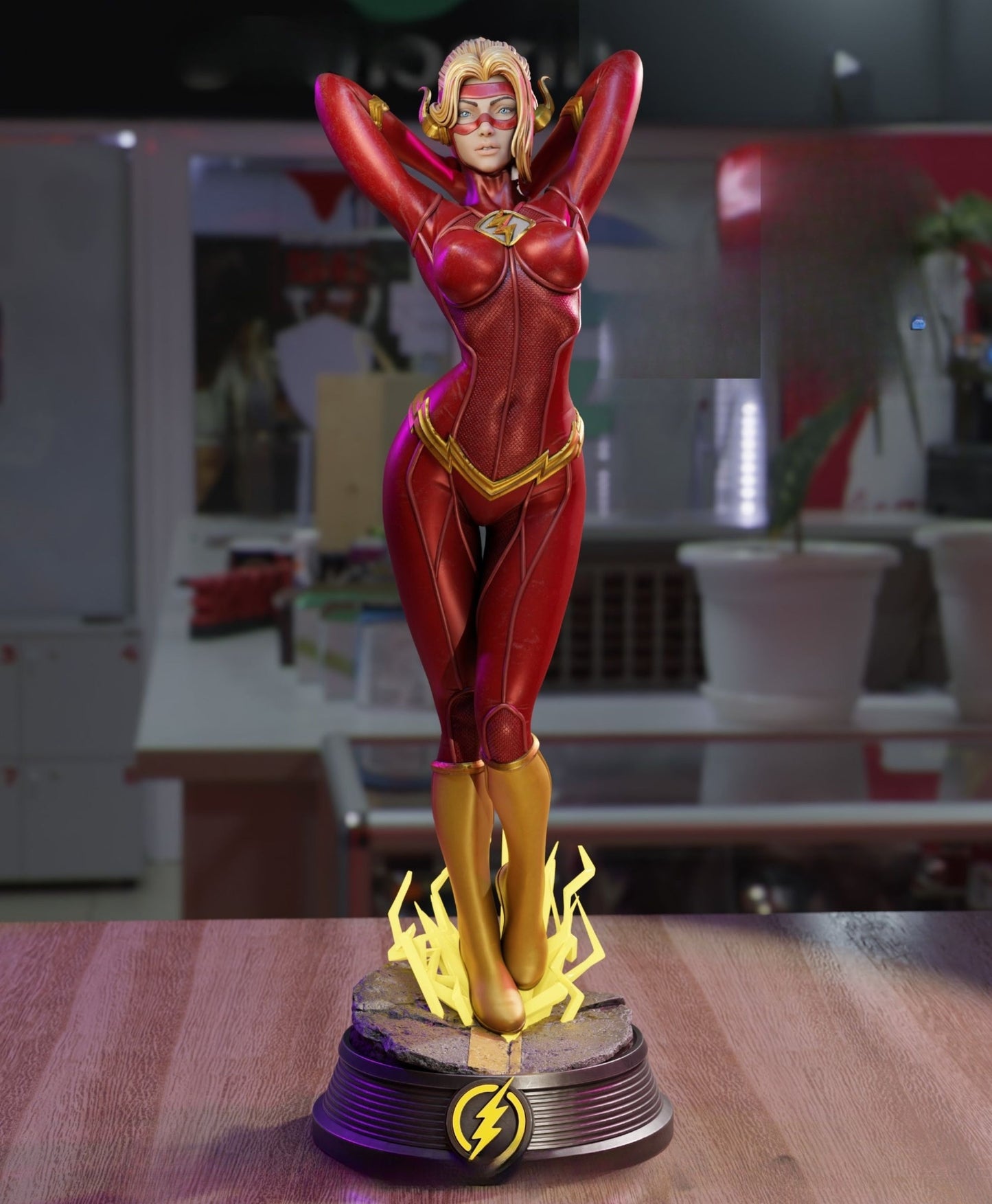 1089 Lady Flash NSFW - DC COMICS (4215) - STL 3D Print Files