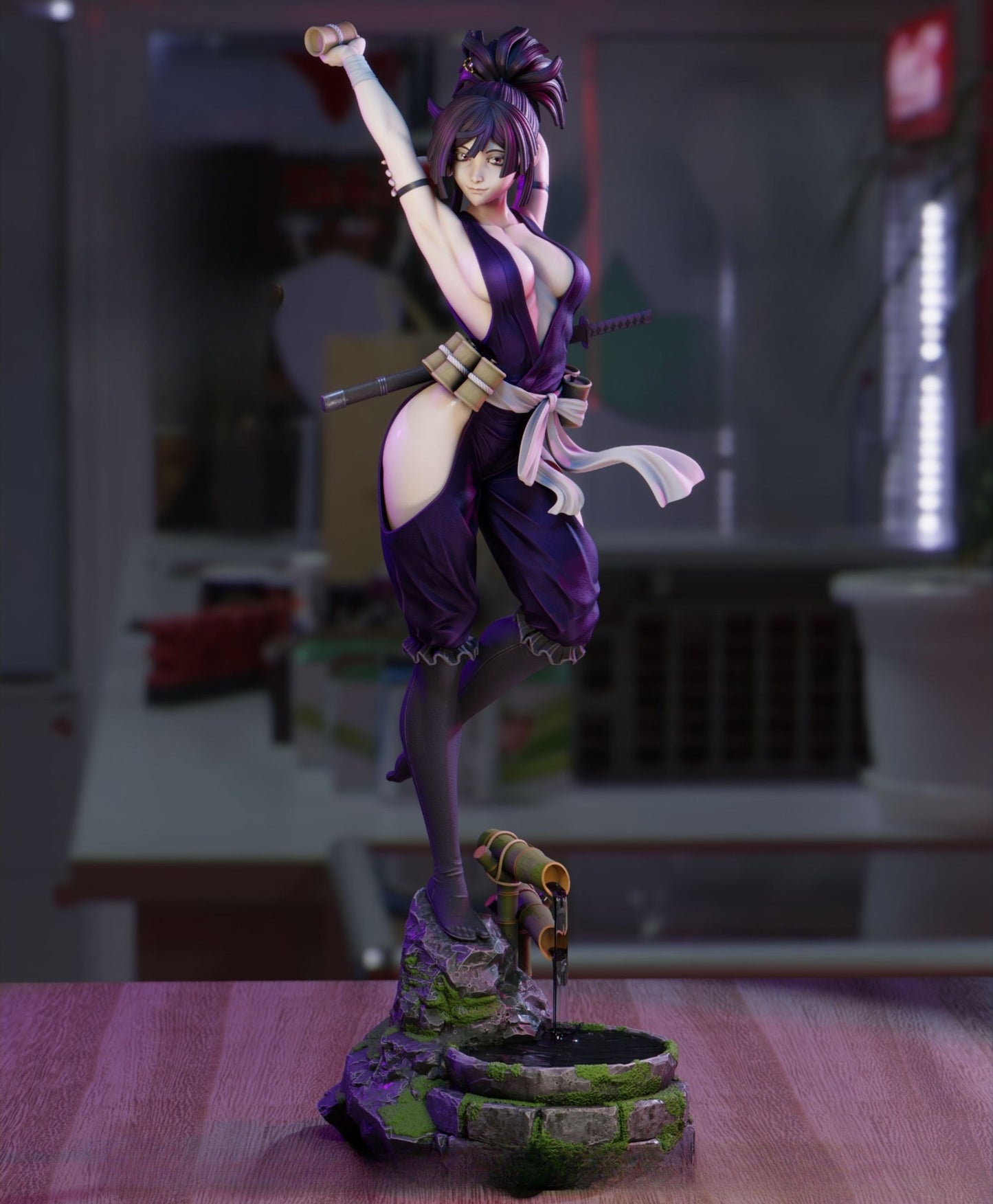 1084 Yuzuriha NSFW - Hell's Paradise (4253) - STL 3D Print Files