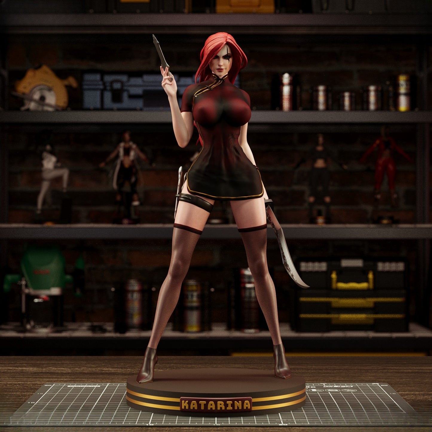 1030 Katarina_League of Legends - STL 3D Print Files
