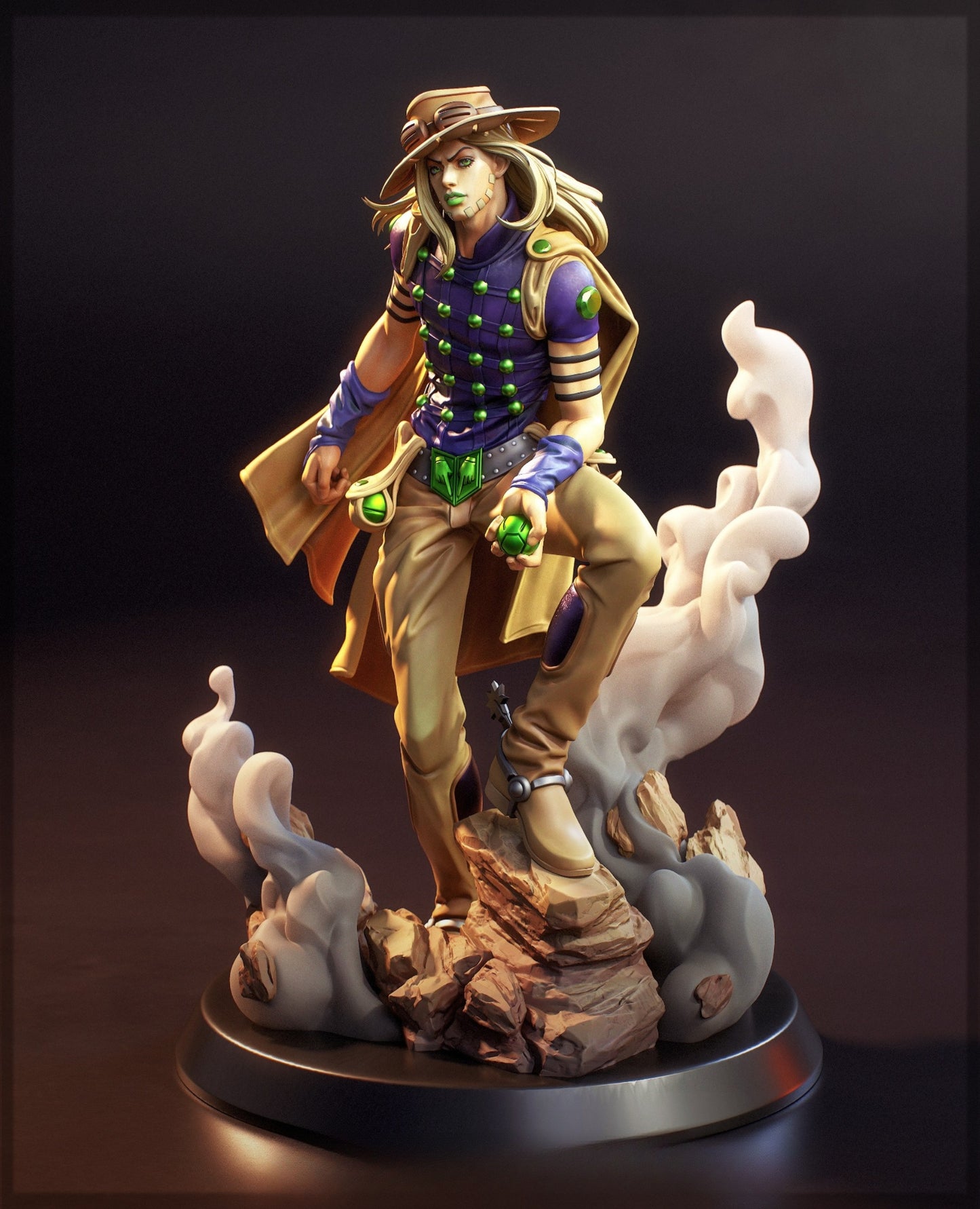 1032 Gyro Zeppeli_Steel Ball Run - STL 3D Print Files