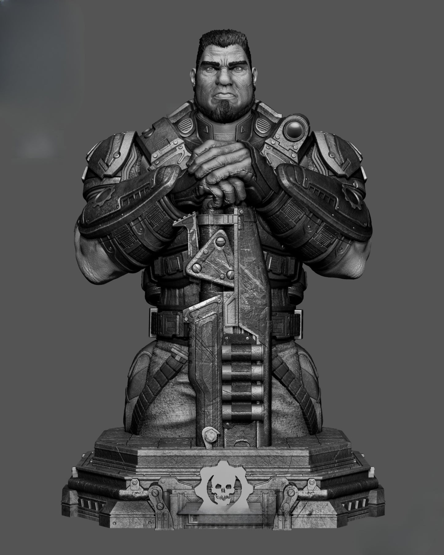 1036 Dominic Santiago Bust - STL 3D Print Files