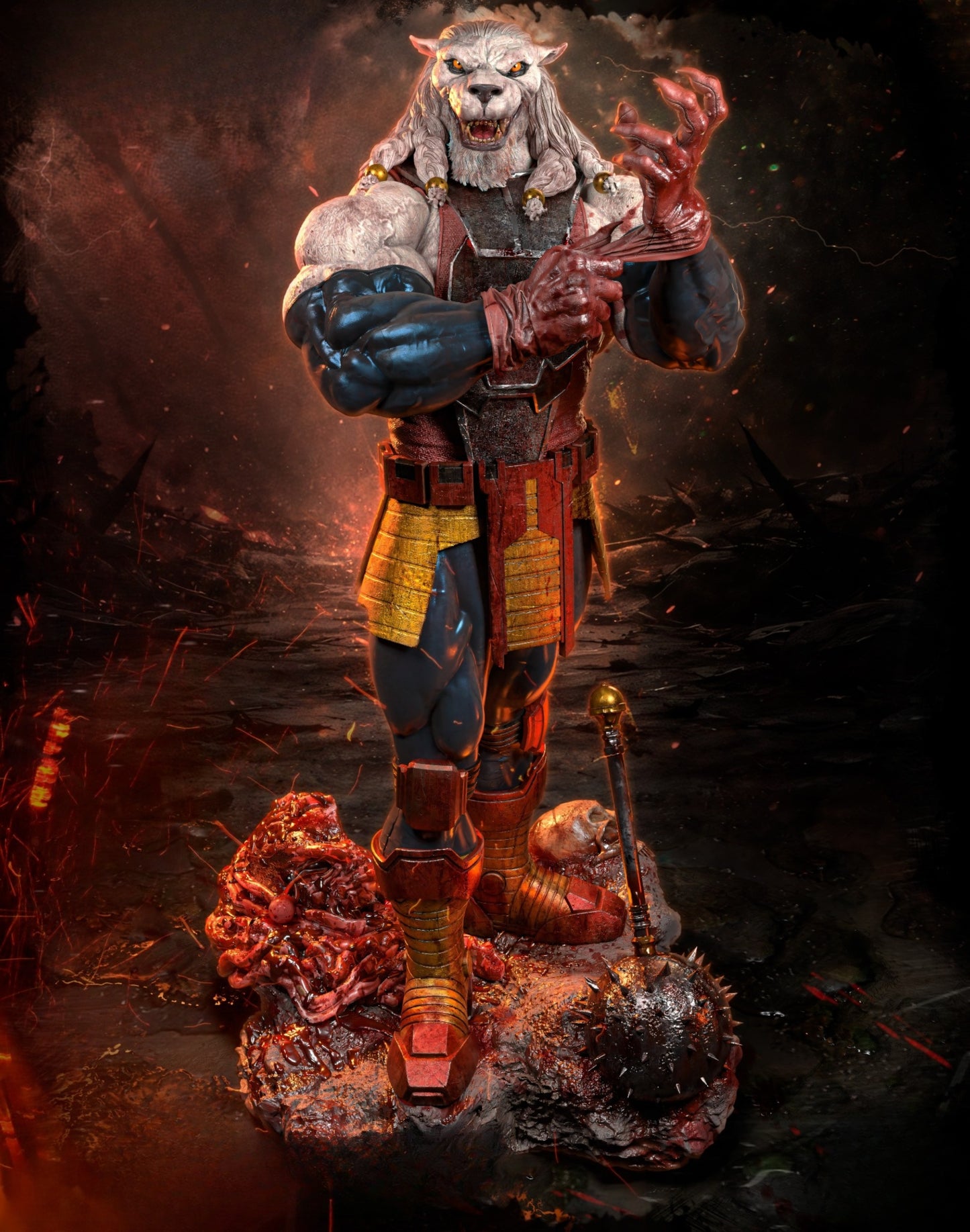 1201 Battle Beast_The Invincible - STL 3D Print Files