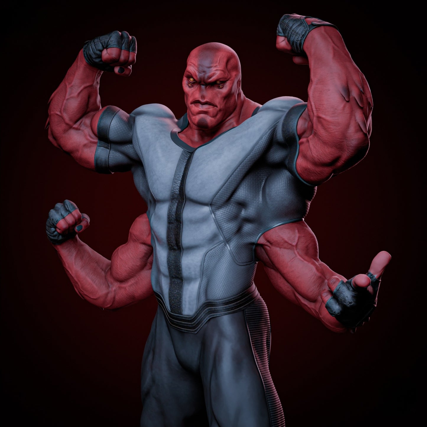 1202 Four Arms_Ben 10 - STL 3D Print Files