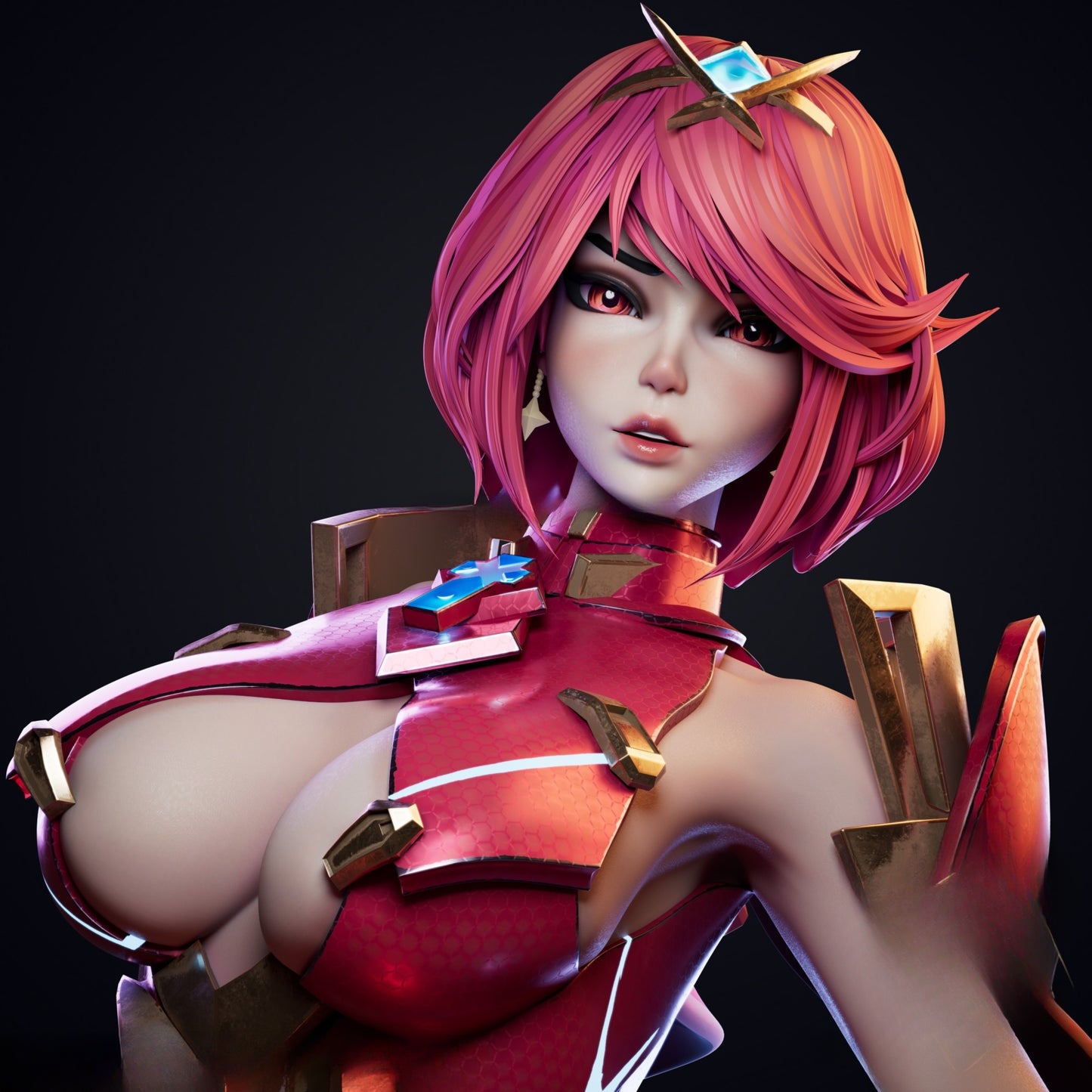 1266 Pyra_Xenoblade Chronicles - STL 3D Print File