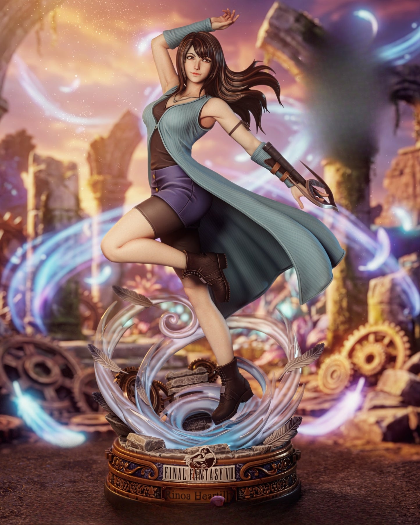 1350 Rinoa Heartilly_Final Fantasy - STL 3D Print Files