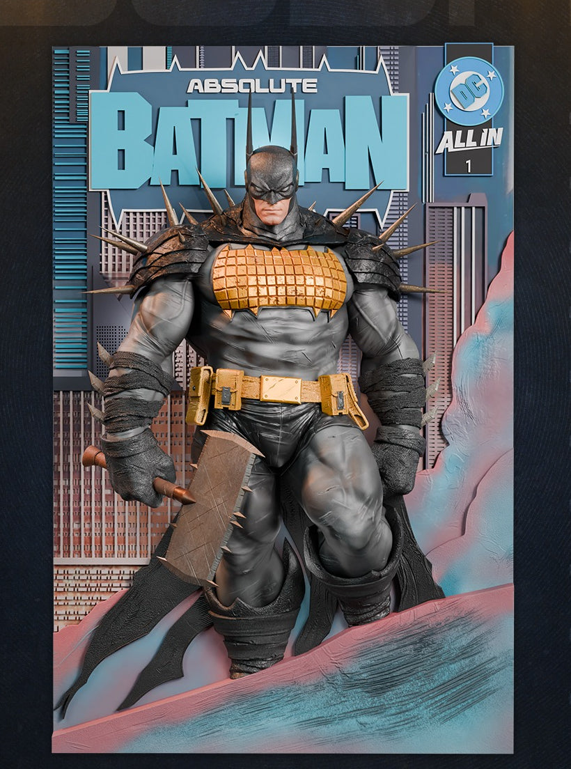 1423 Absolute Batman Poster - STL 3D Print Files