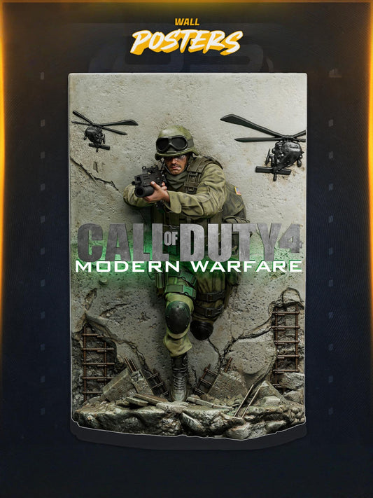 1769 Call of Duty 4 Poster - STL 3D Print Files