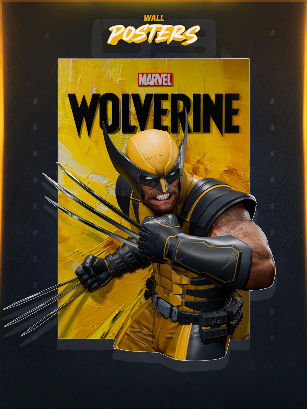 1771 Wolverine PS5 Poster - STL 3D Print Files
