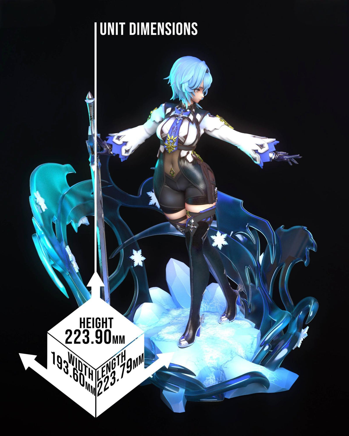 1817 Eula Lawrence_Genshin Impact - STL 3D Print Files