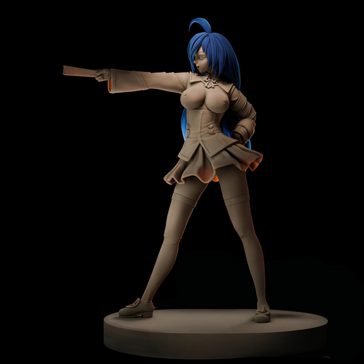 1829 Medaka Kurokami_Medaka Box NSFW - STL 3D Print Files