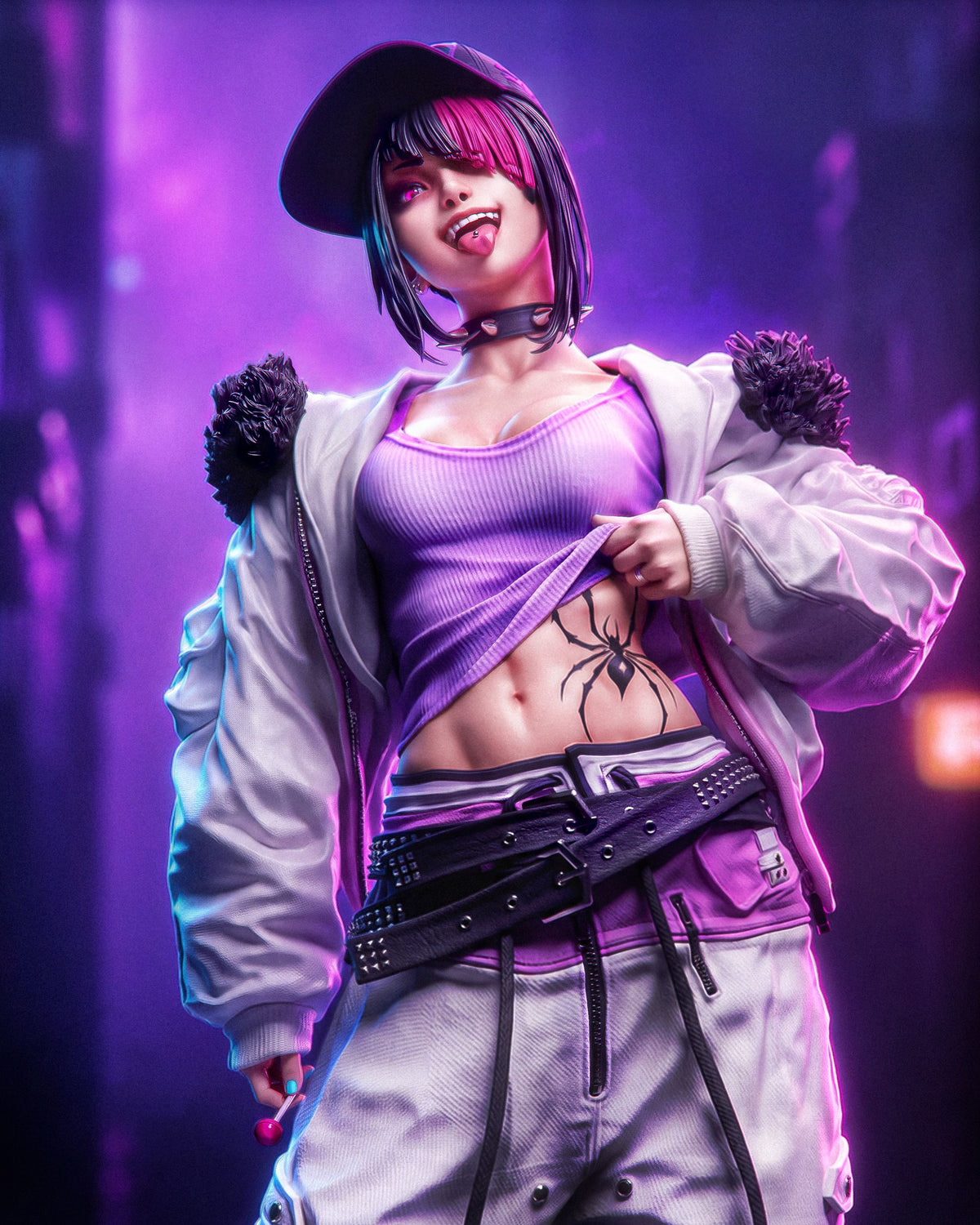 2108 Juri Han_Street Fighter - STL 3D Print Files