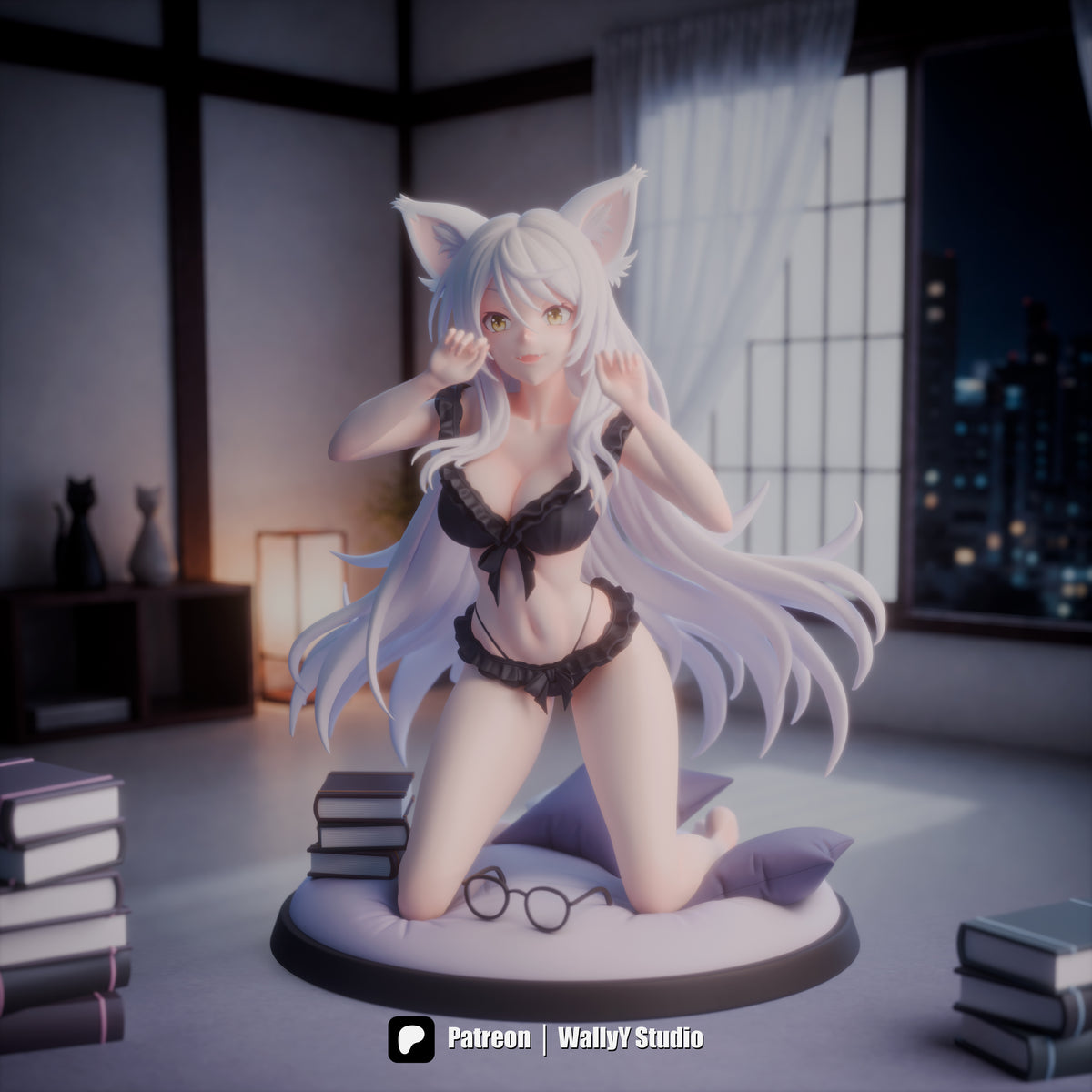 1992 Black Hanekawa_Monogatari - STL 3D Print Files
