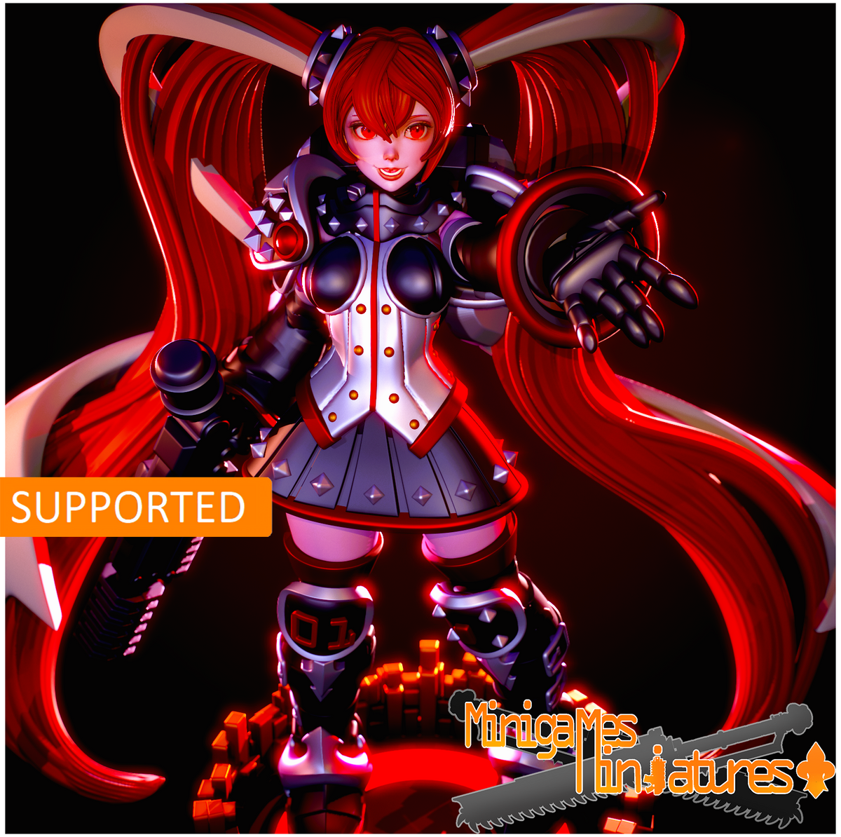 1874 Vocaloid Sister_Miniatures - STL 3D Print Files