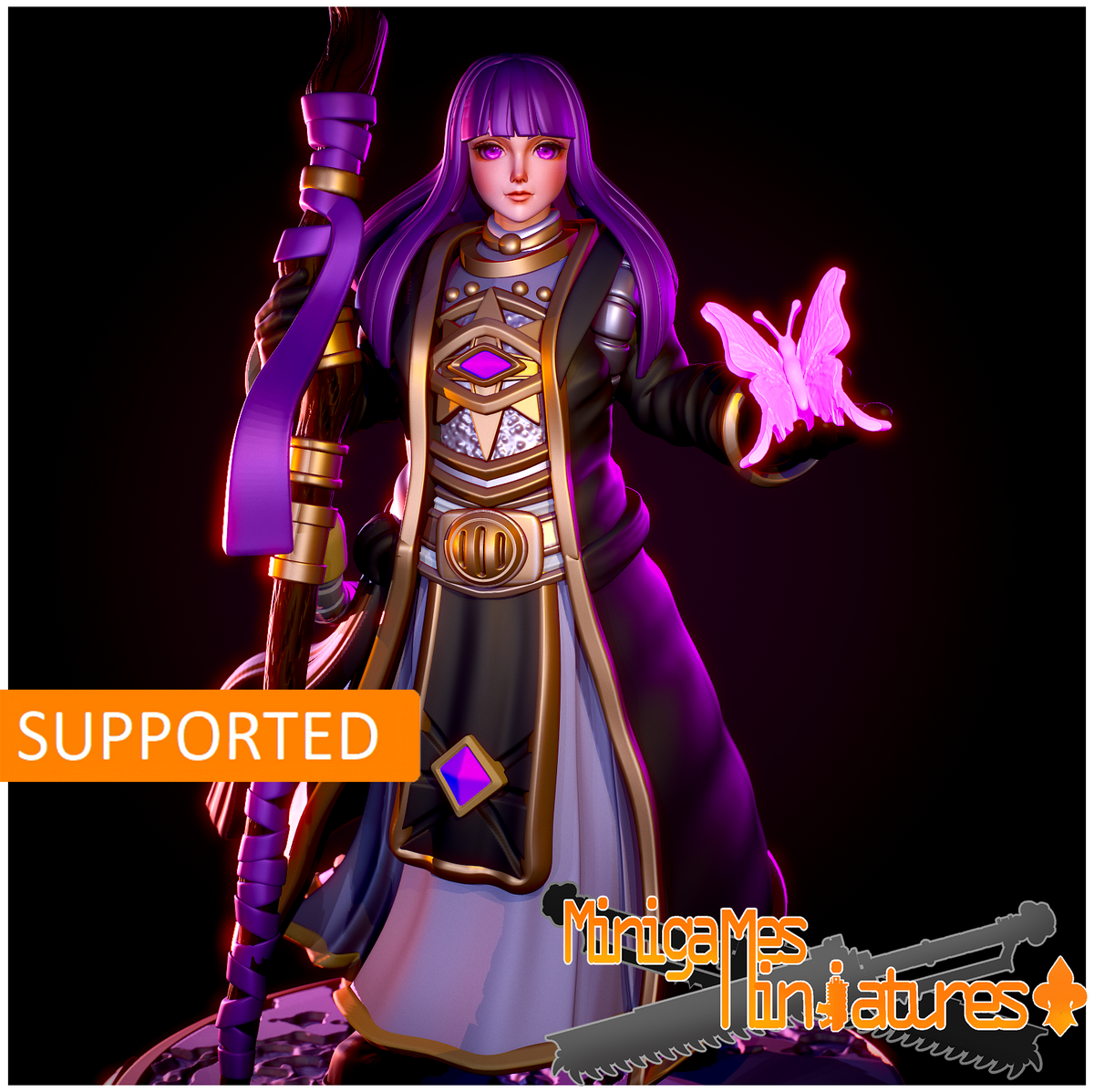 1883 Voidwitch Fern_Miniatures - STL 3D Print Files