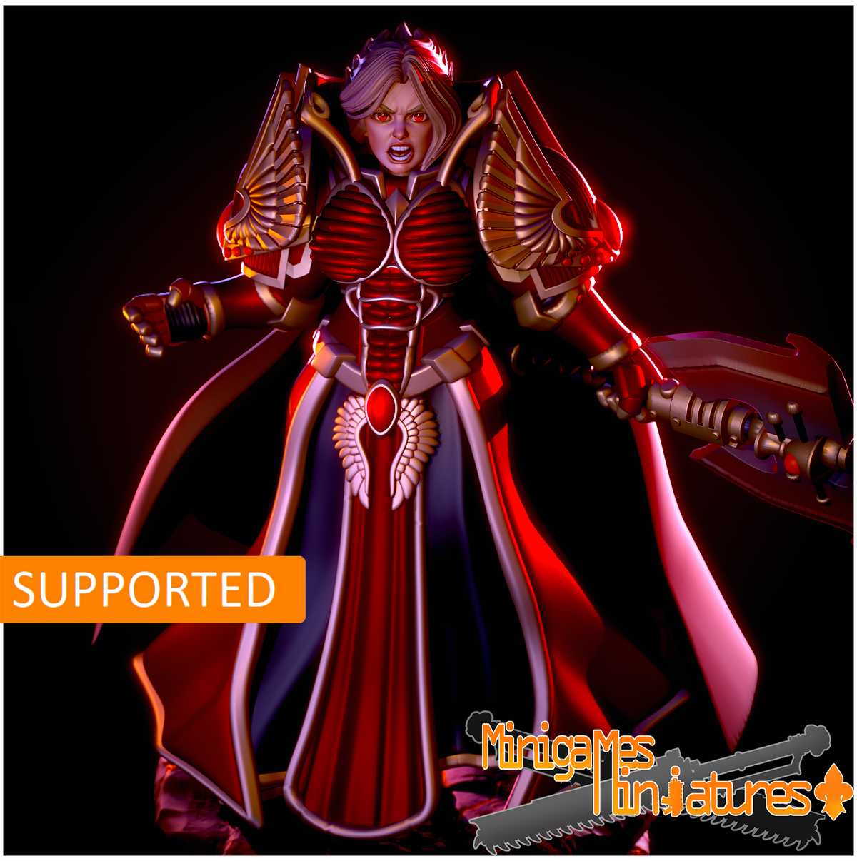 1880 Lady of Death_Miniatures - STL 3D Print Files