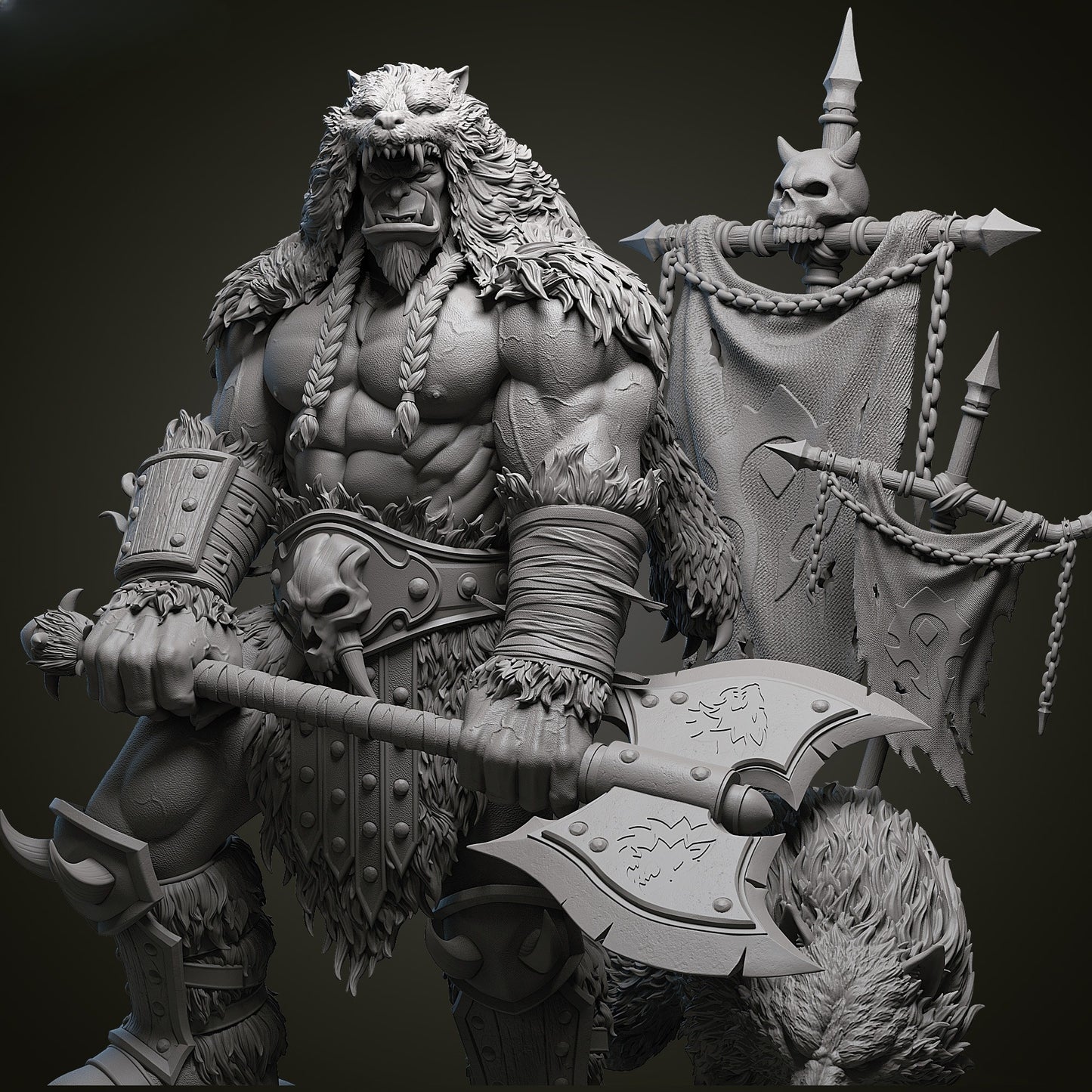 1235 Durotan_World of Warcraft - STL 3D Print File