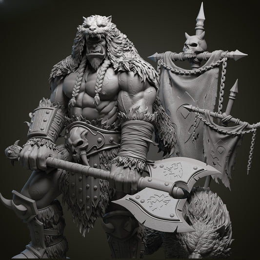 1235 Durotan_World of Warcraft - STL 3D Print File