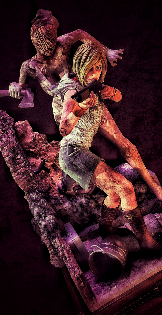 1048 Heather Mason & Nurse - STL 3D Print Files