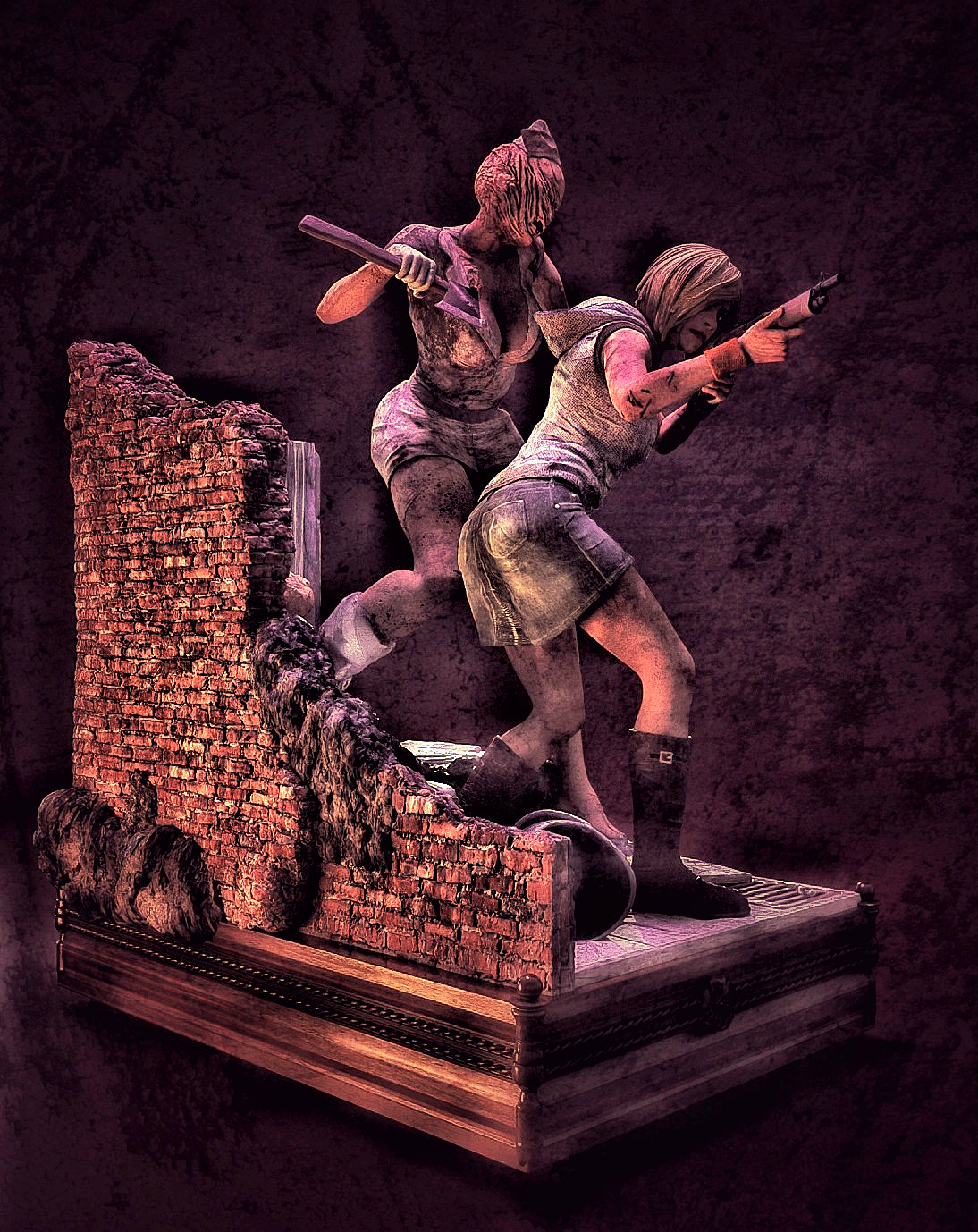 1048 Heather Mason & Nurse - STL 3D Print Files