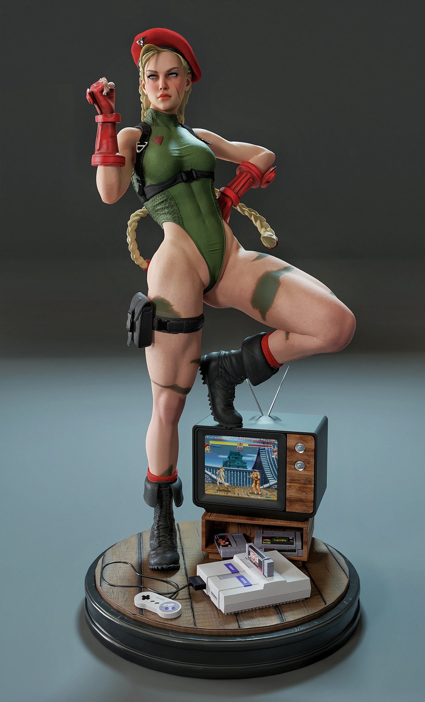 0564 CAMMY street fighter - STL 3D Print Files