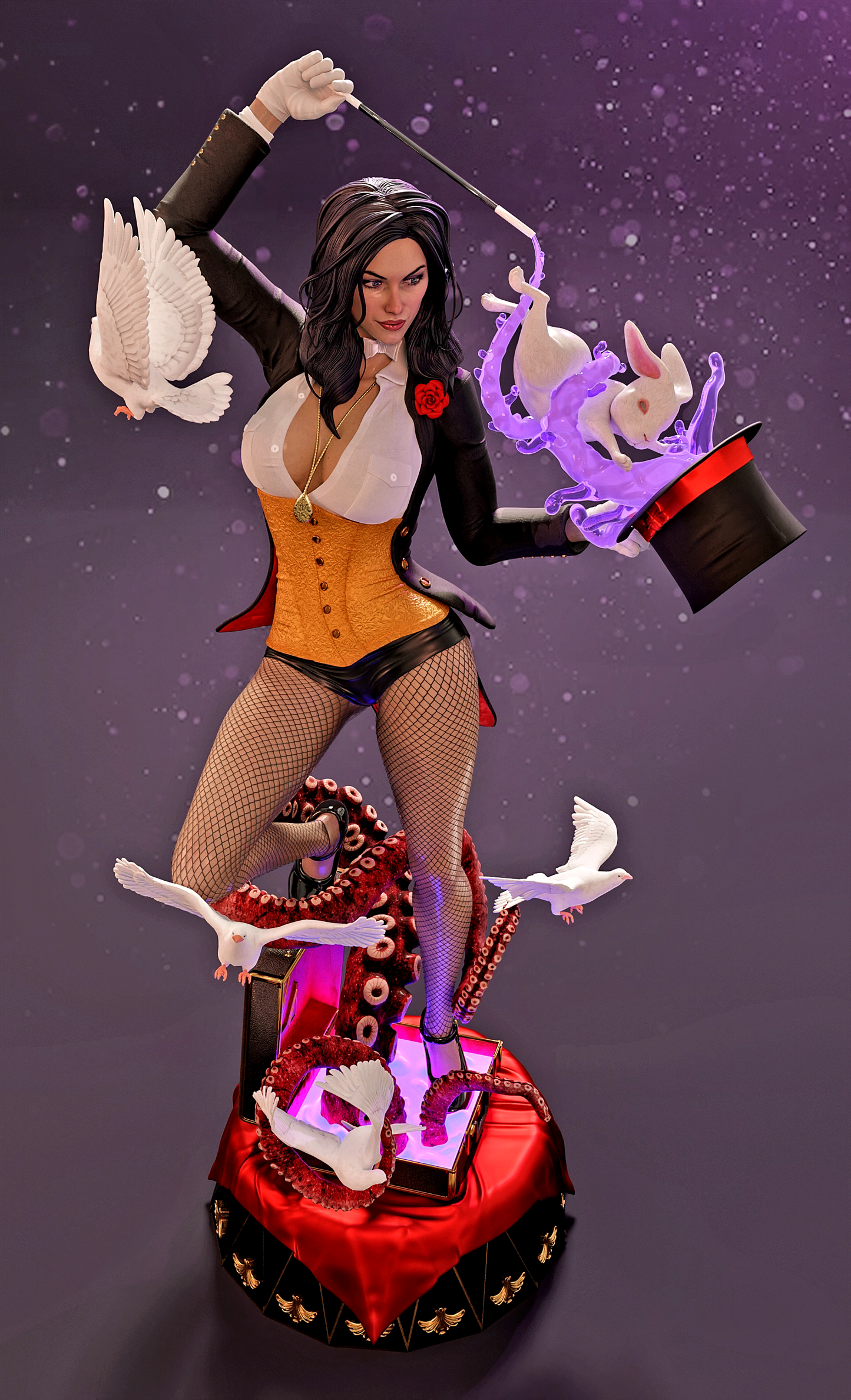 0868 Zatanna DC Comics - STL 3D Print Files
