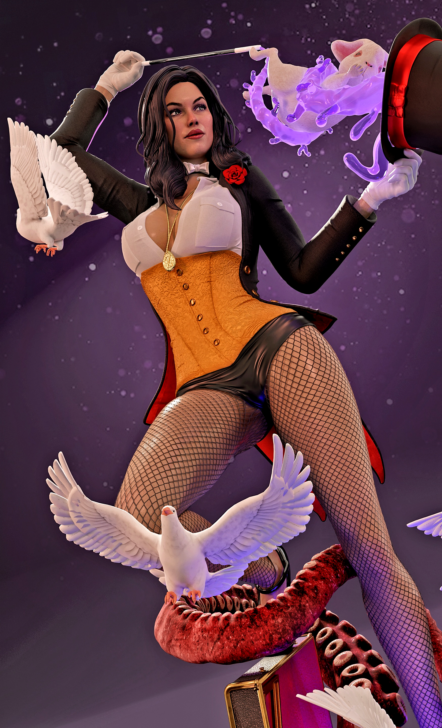 0868 Zatanna DC Comics - STL 3D Print Files