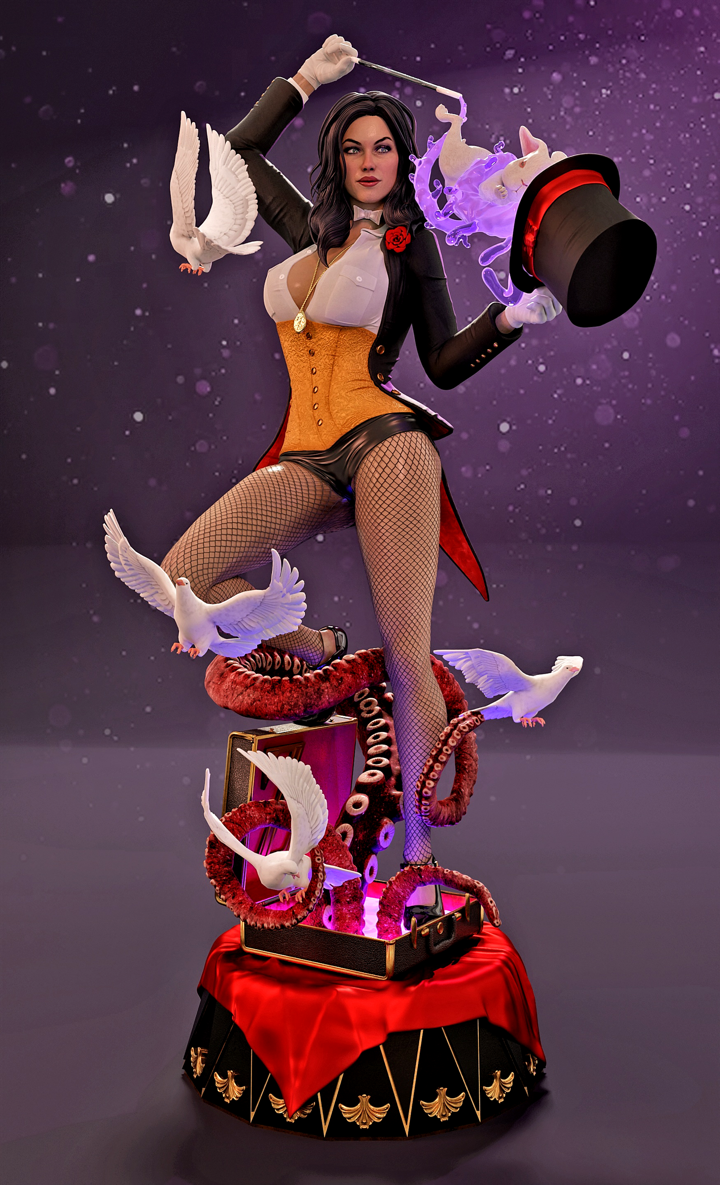 0868 Zatanna DC Comics - STL 3D Print Files