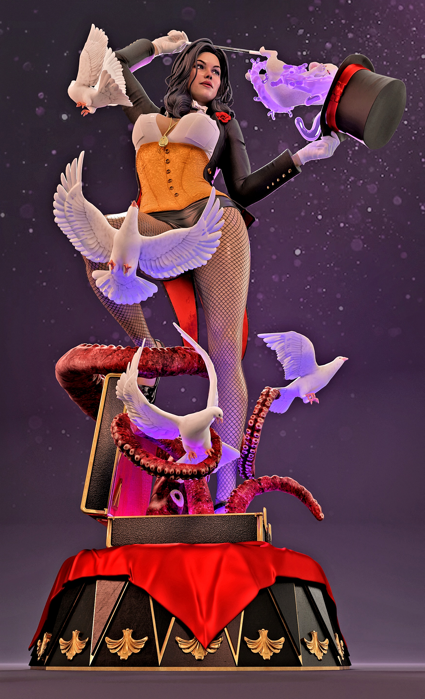 0868 Zatanna DC Comics - STL 3D Print Files