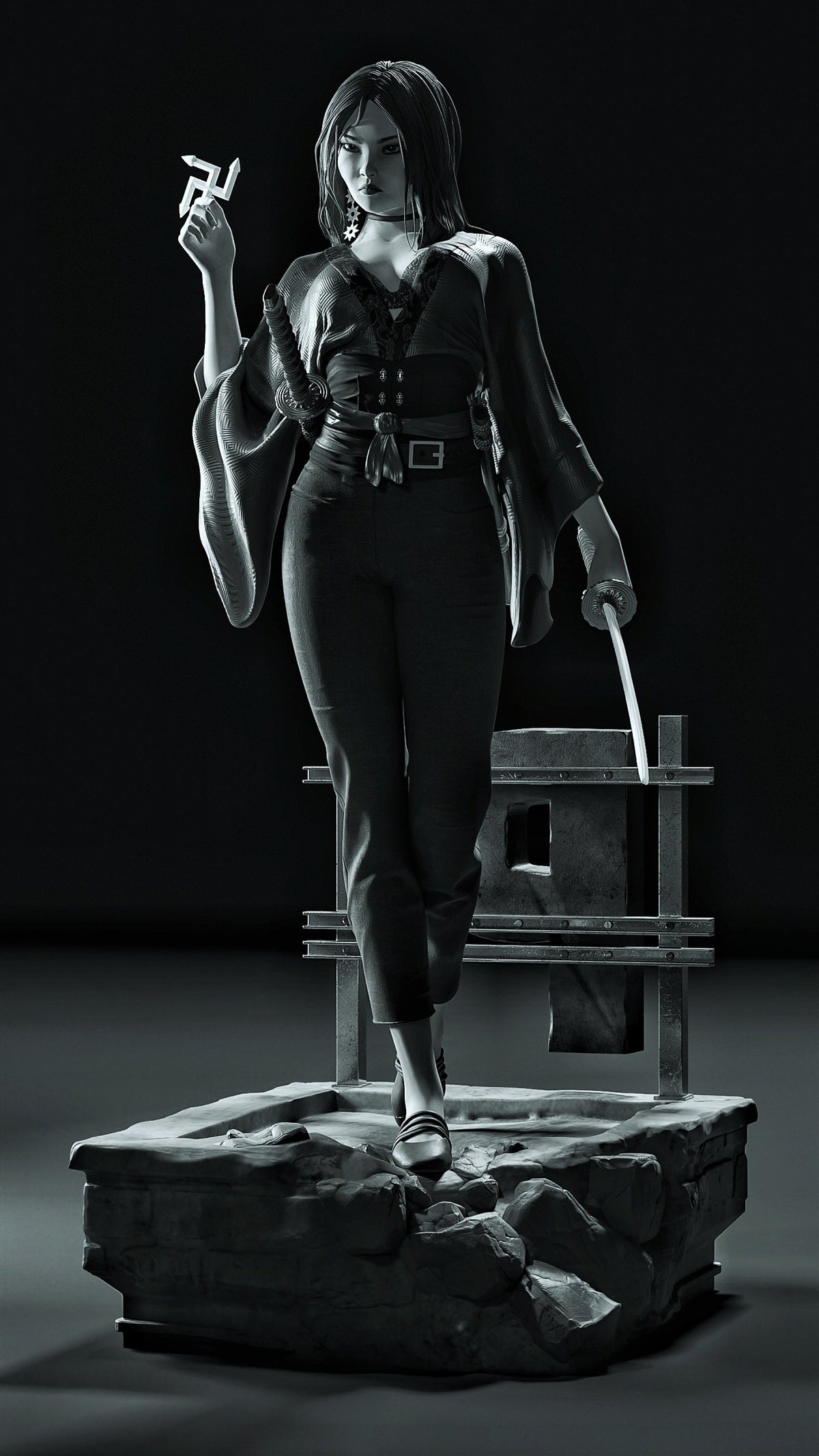 2162 Miho_Frank Miller's - STL 3D Print Files