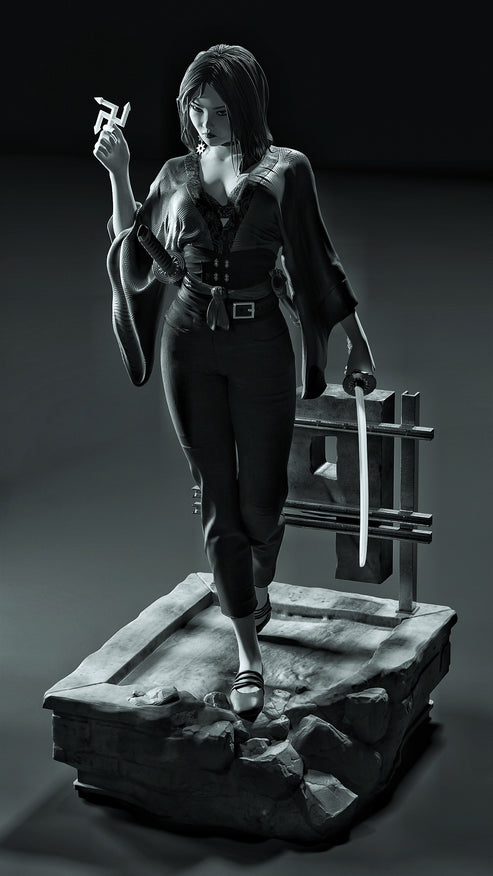 2162 Miho_Frank Miller's - STL 3D Print Files