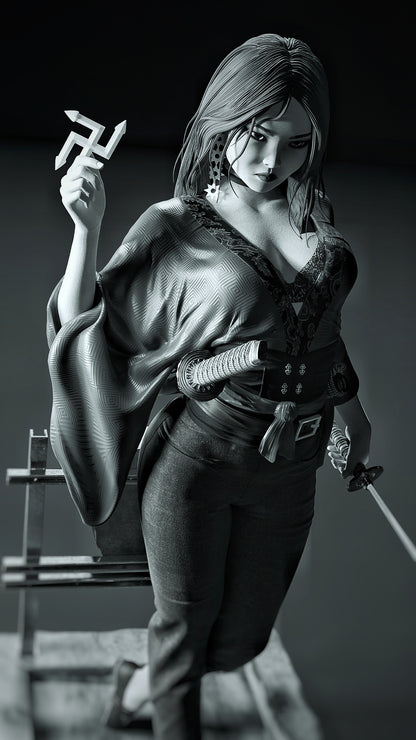 2162 Miho_Frank Miller's - STL 3D Print Files
