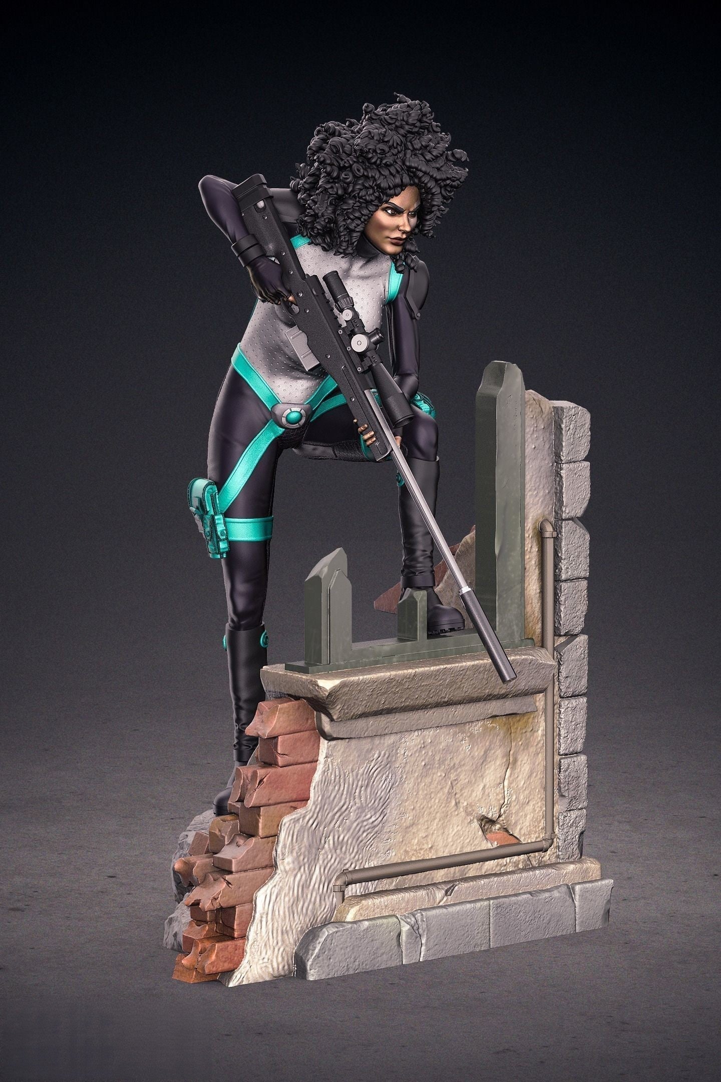 0117 Domino - Marvel Comics (1538) - STL 3D Print Files