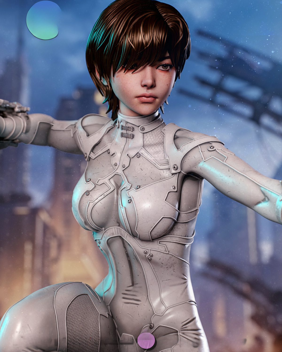 1734 Evie_Stellar Blade Blood Rain - STL 3D Print Files