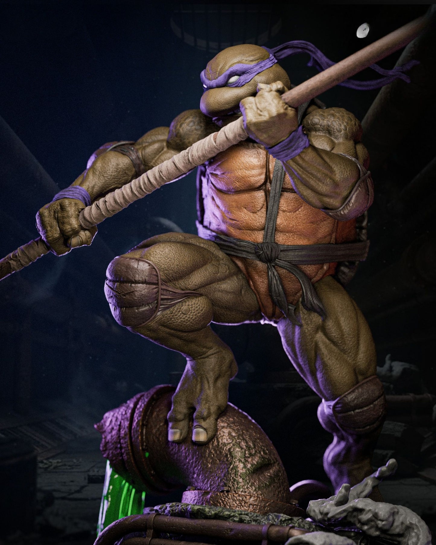 0392 Donatello_Ninja Turtle - STL 3D Print Files