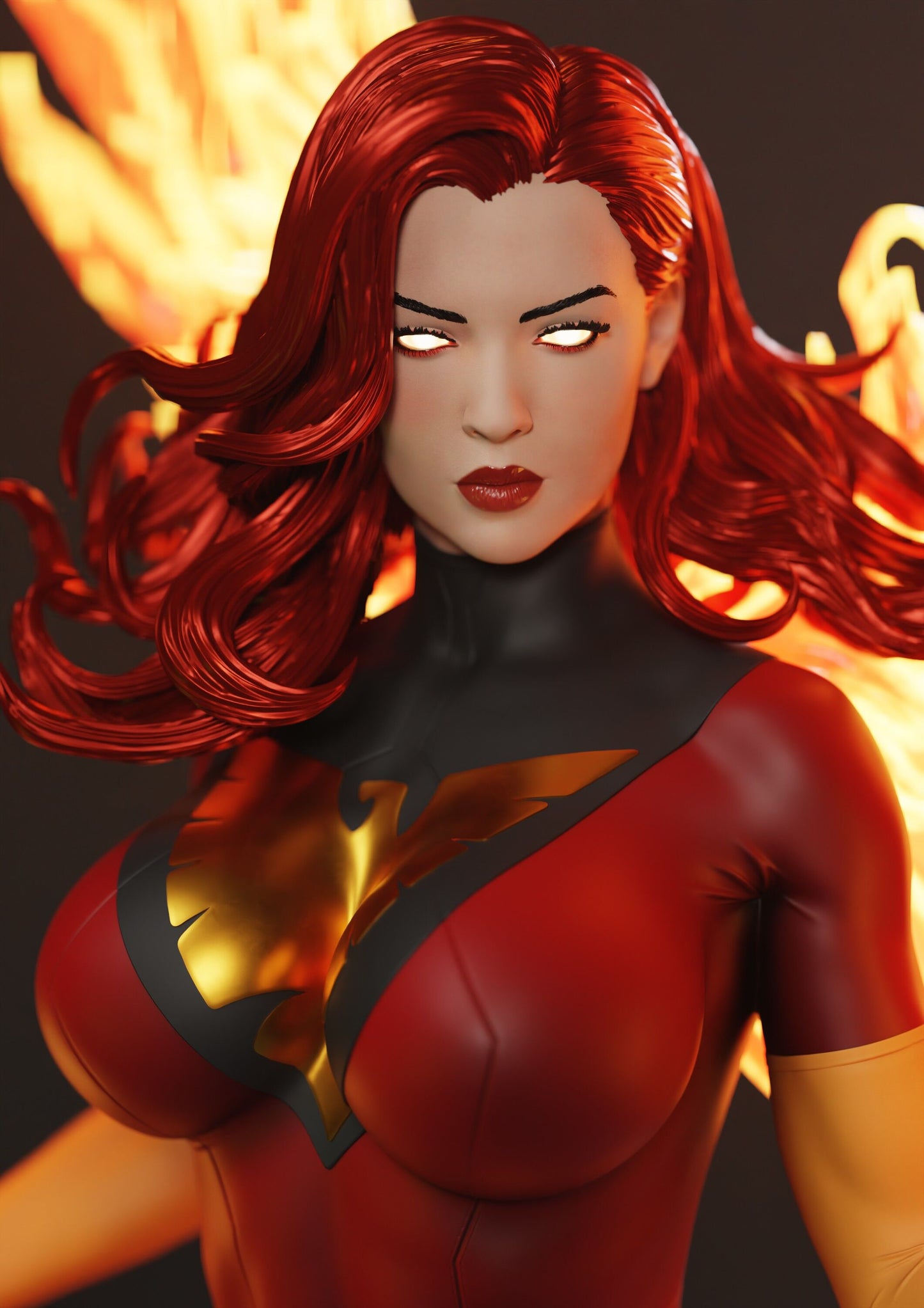 0258 Jean_Grey_Dark_Phoenix - STL 3D Print Files