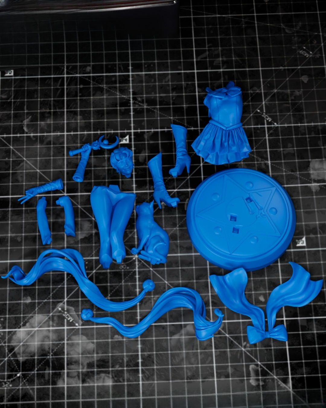 0354 Sailor Moon - STL 3D Print Files