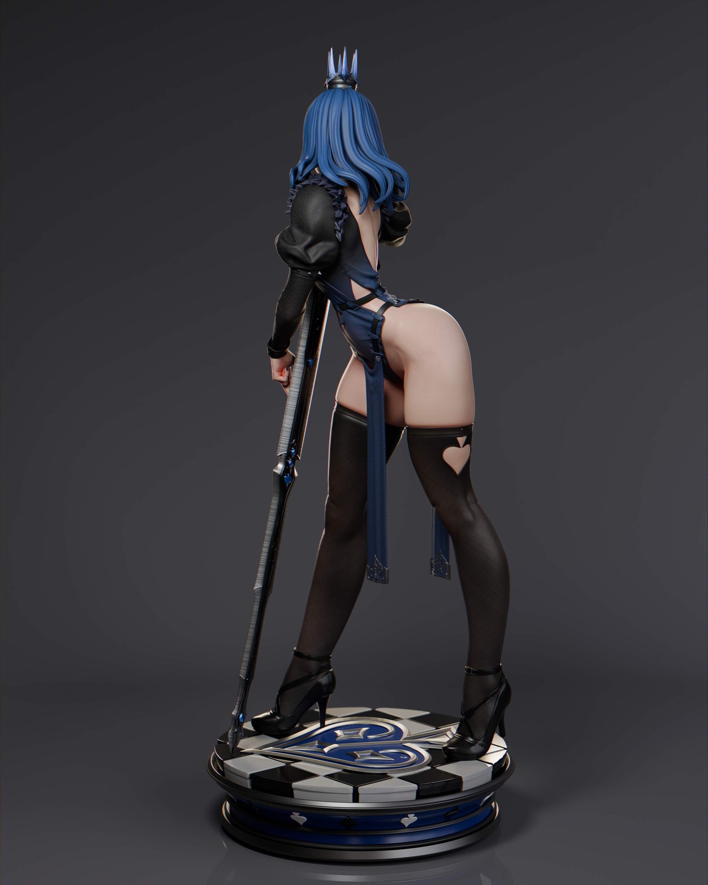 1662 Queen of Spades - STL 3D Print Files