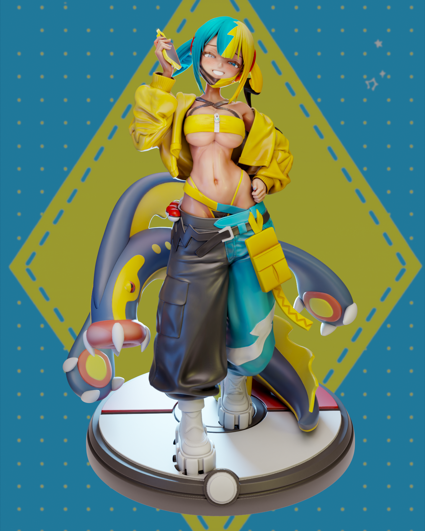 1068 Canari Pokemon NSFW - STL 3D Print Files