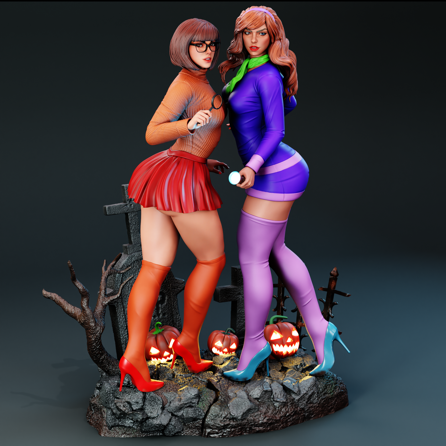 0213 Daphne_and_Velma - STL 3D Print Files