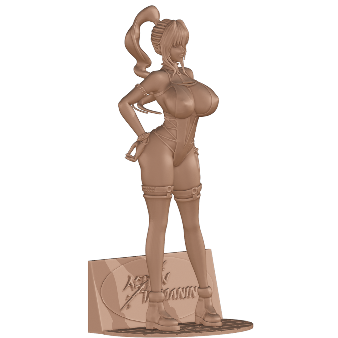 1825 Uehara Rin_Action Taimanin - STL 3D Print Files