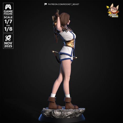 2092 Shana_The Legend of Dragoon - STL 3D Print Files