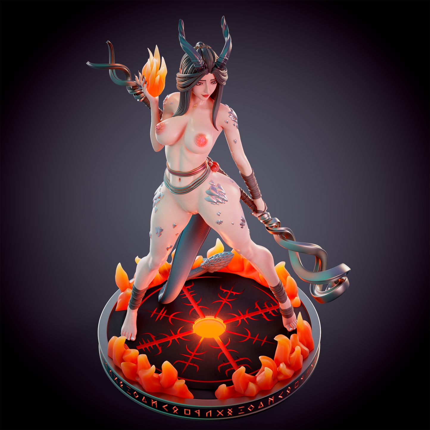 0214 Dragonborn fire priest - STL 3D Print Files