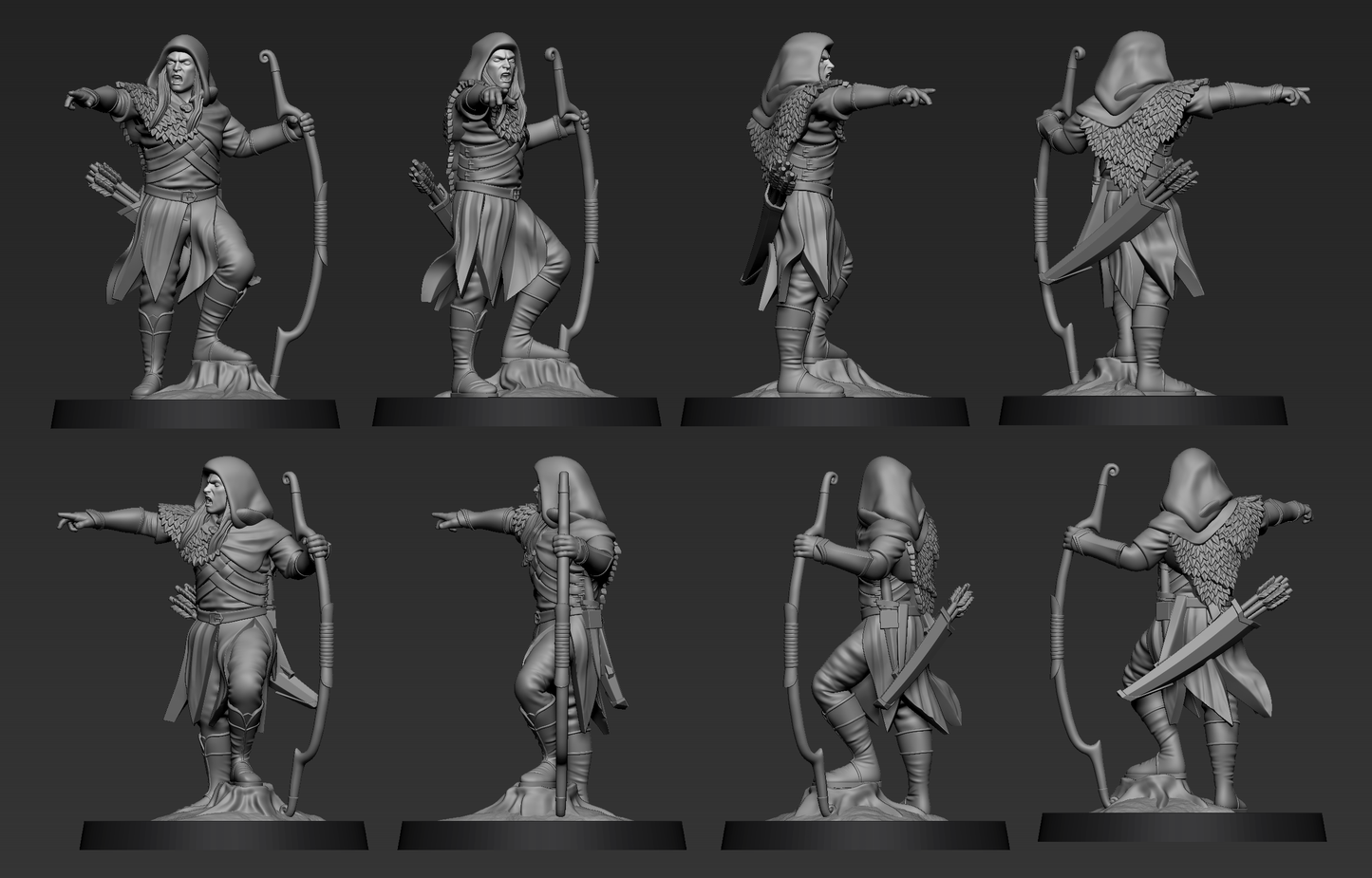 0695 Wood Elves Army Bundle - STL 3D Print Files