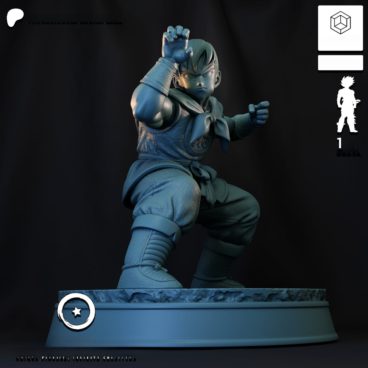 1765 Yamcha_Dragon Ball - STL 3D Print Files