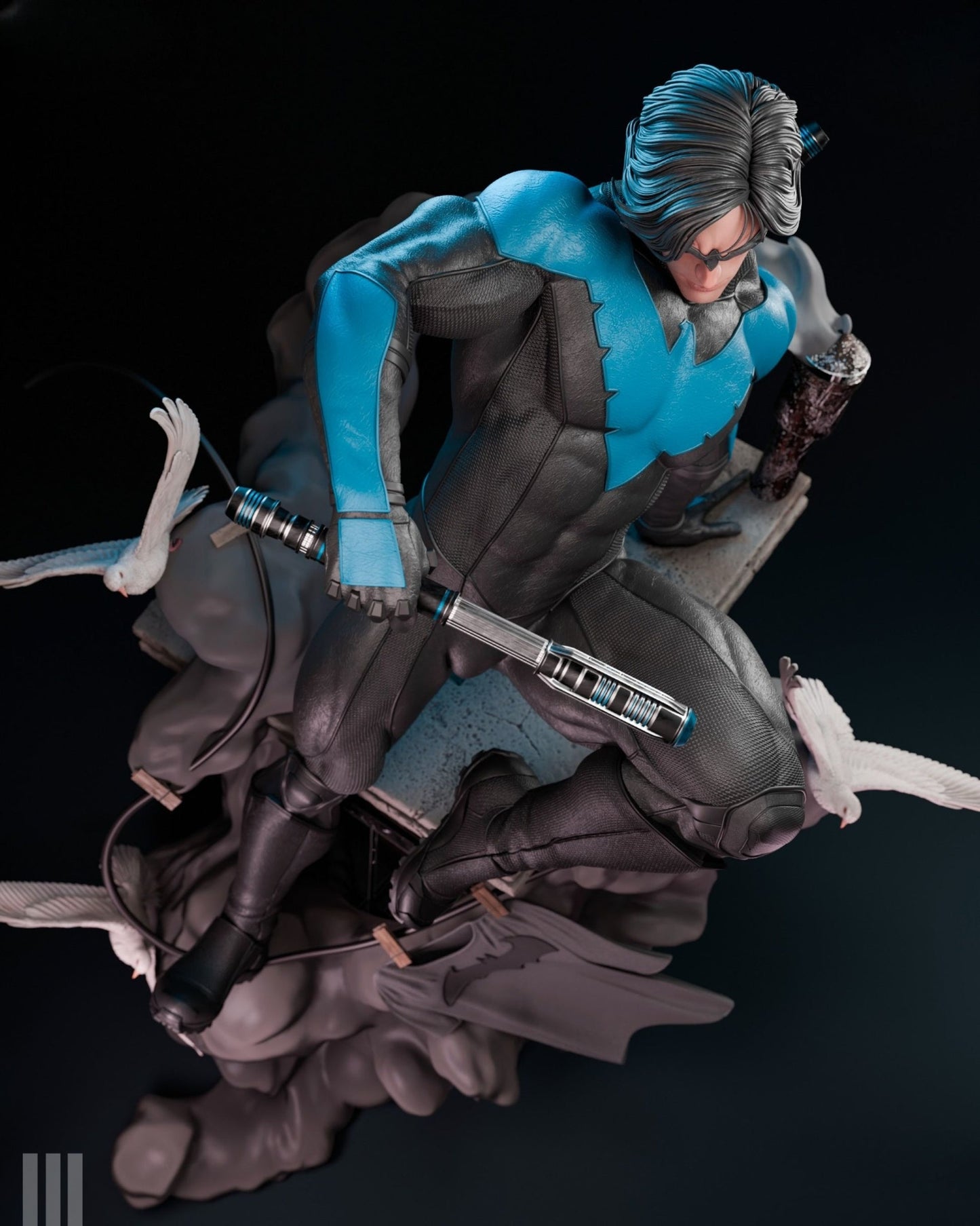 0556 Nightwing - Batman (4061) - STL 3D Print Files