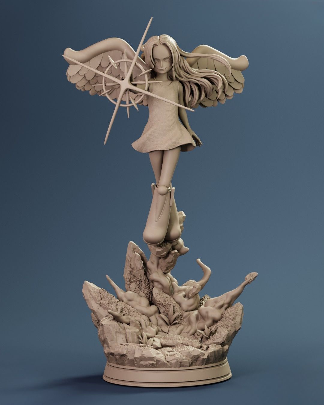 0235 Boa Hancock Seraphim (OP) - STL 3D Print Files