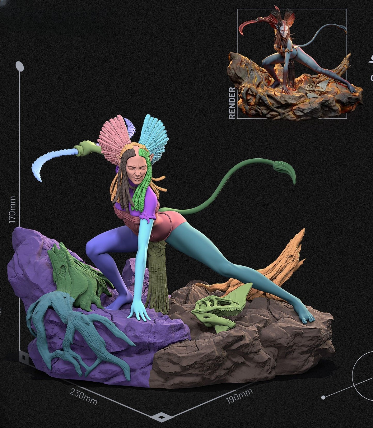 0415 Varang_Avatar - STL 3D Print Files