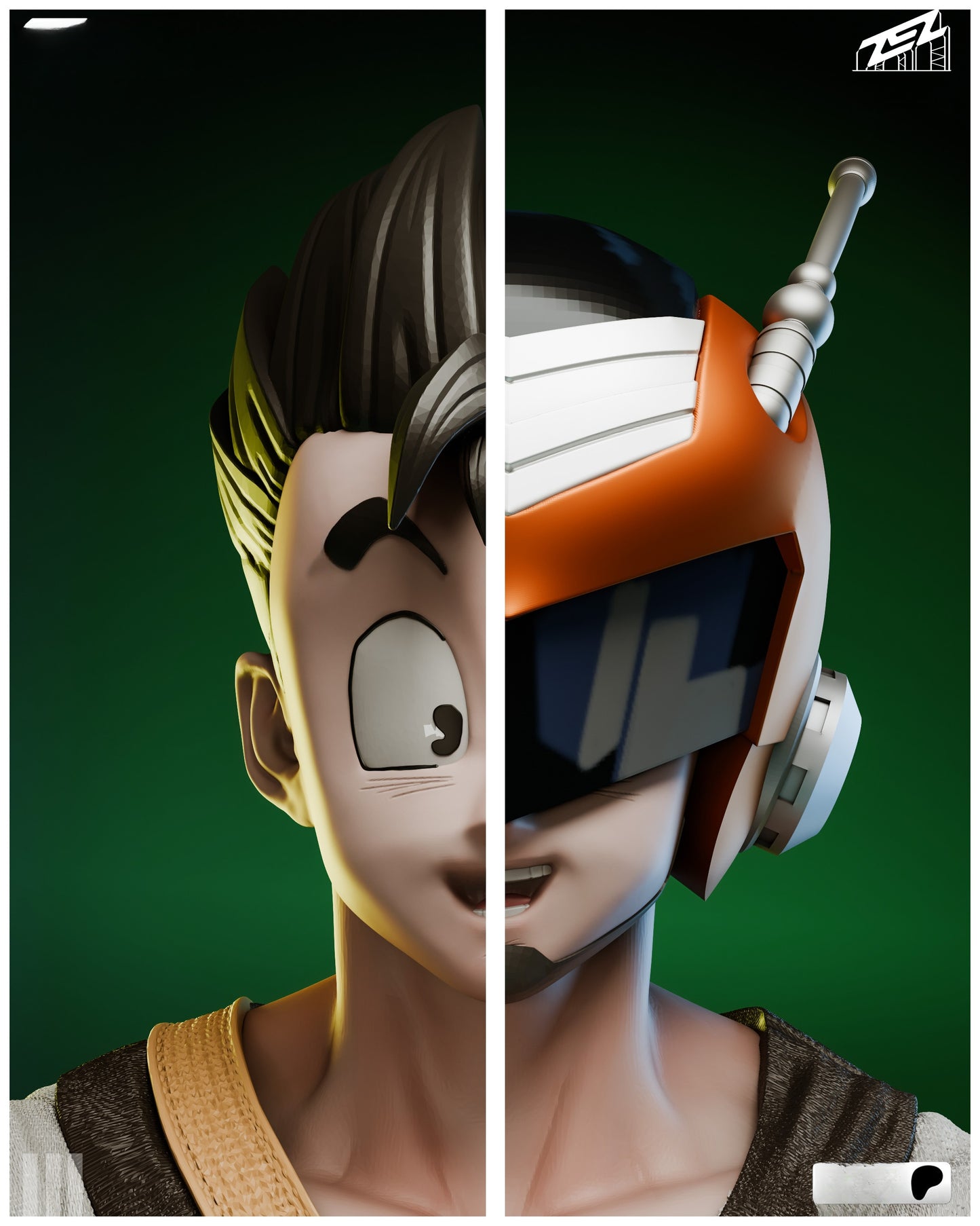 1639 Gohan_Dragon Ball Z - STL 3D Print Files