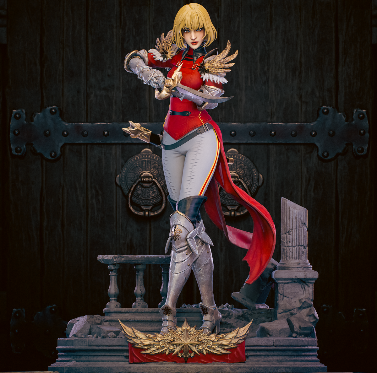 1894 Cha Hae In_Solo Leveling - STL 3D Print Files