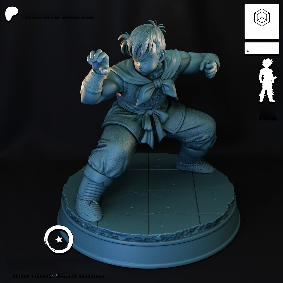 1765 Yamcha_Dragon Ball - STL 3D Print Files